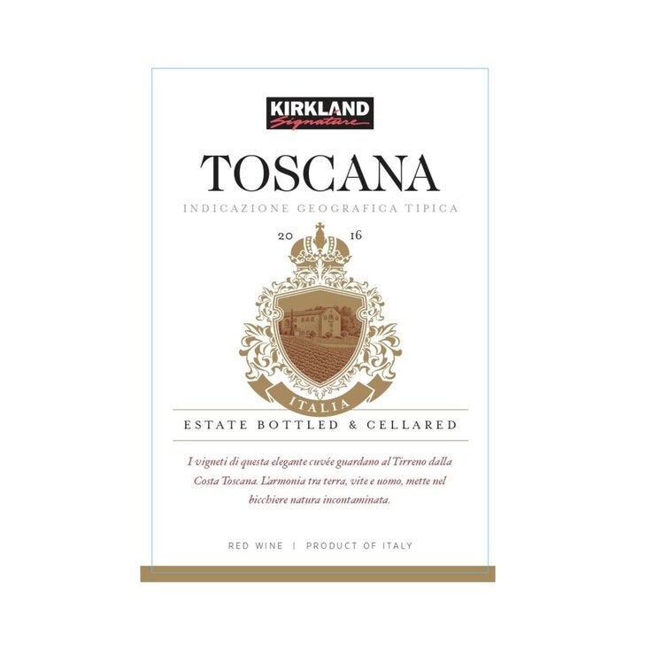 カークランド シグネチャー トスカーナ 750 ml カークランド シグネチャー トスカーナ 750 ml
