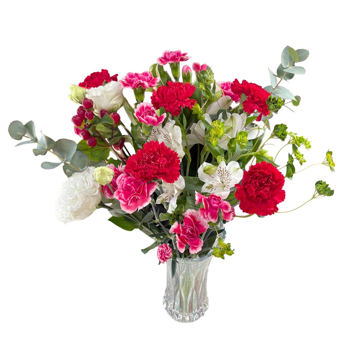 カーネーションの花束 レッド 母の日期間配送 お届け日5月4日～5月10日