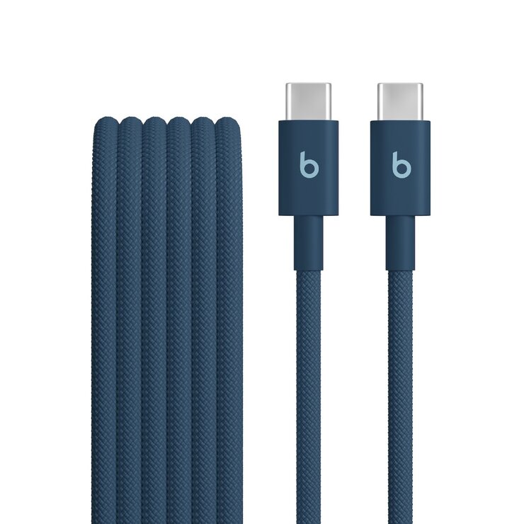 Beats USB-C - USB-C 編み込み式充電ケーブル (1.5m) ニトロネイビー Beats USB-C - USB-C 編み込み式充電ケーブル (1.5m) ニトロネイビー