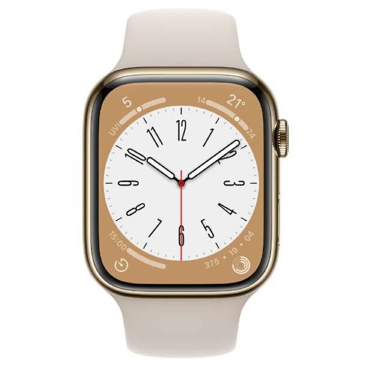 Apple Watch Series8 GPS+Cellular 45mm ゴールドステンレススチール ...
