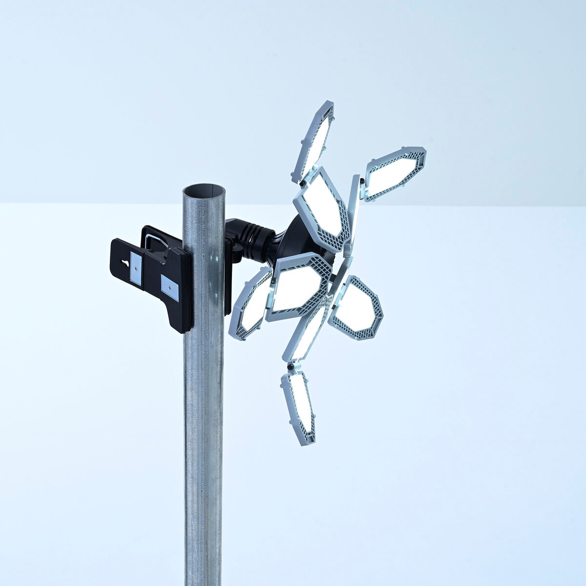 YAMAZEN 5灯LEDガレージライト/マグネットライトクリップセットGL5-1000SLCS-300SET