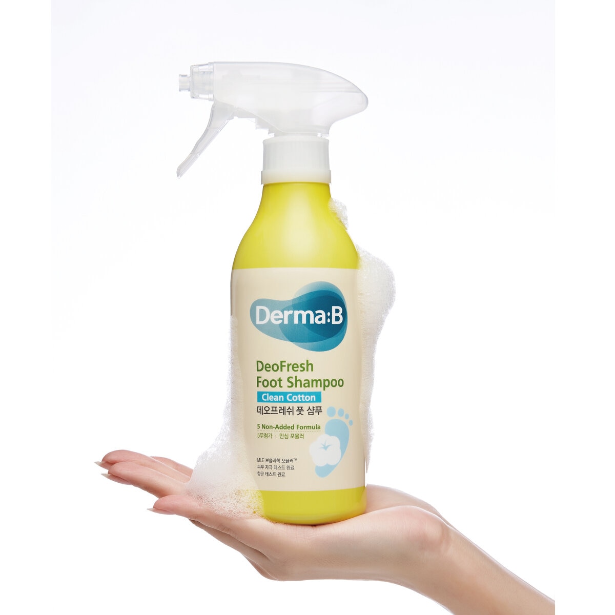 ダーマB デオフレッシュ フットシャンプー 400 mL クリーンコットン
