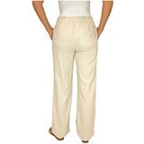 ブリッジ レディース リネン パンツ ナチュラル L