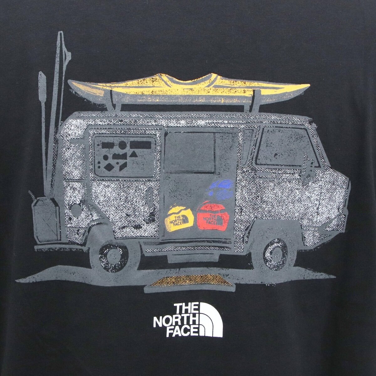 ザ ノースフェイス メンズ エボリューション バン ライフ 半袖 Tシャツ ブラック L