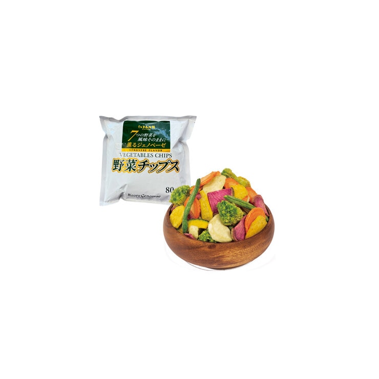 野菜チップス 薫るジェノベーゼ 80g x 4袋入り