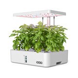 iDOO 水耕栽培キット 12株用 LEDライト付き IG301 - ホワイト