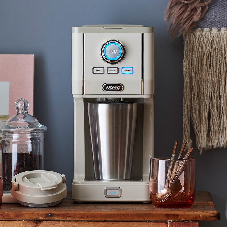 トフィー ダイレクトドリップアロマコーヒーメーカー K-CM12 グレージュ