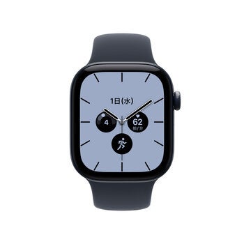 Apple Watch S12 GPS+Cellular 46mm ナイトブルーセラミックケースとネイビーブルースポーツバンド - M/L