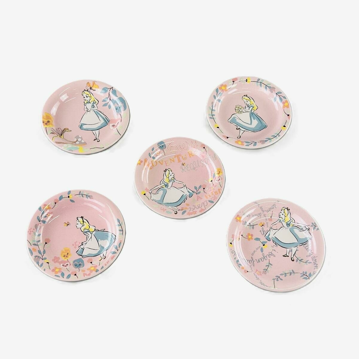 不思議の国のアリス 小皿 5枚
