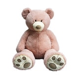 クマのぬいぐるみ 約134cm ライト ピンク クマのぬいぐるみ 約134cm ライト ピンク