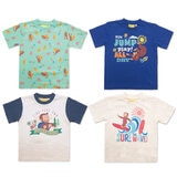 おさるのジョージ キッズ 半袖 Tシャツ 4枚組 アソートA 100