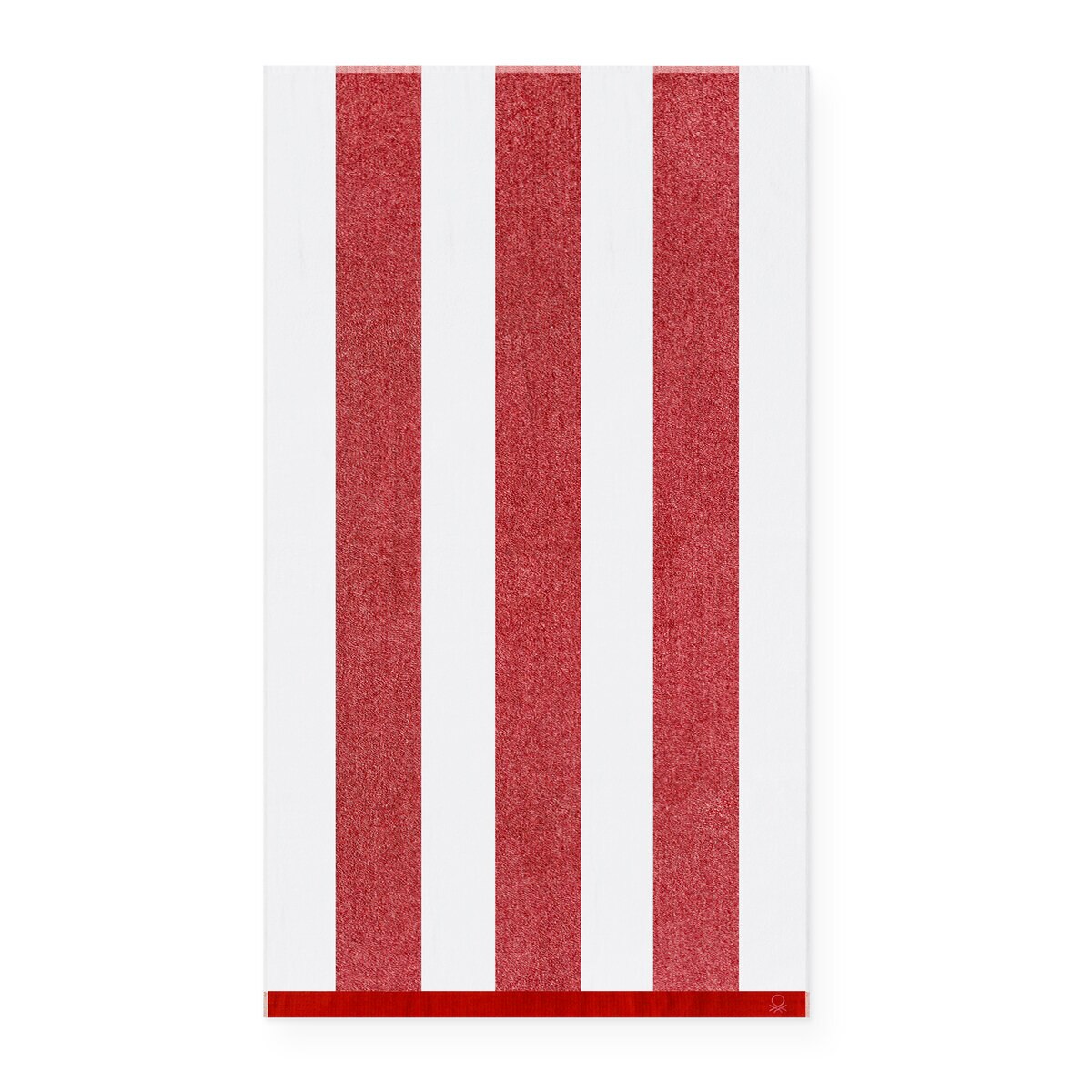 ベネトン ビーチタオル 90cm x 160cm レッド