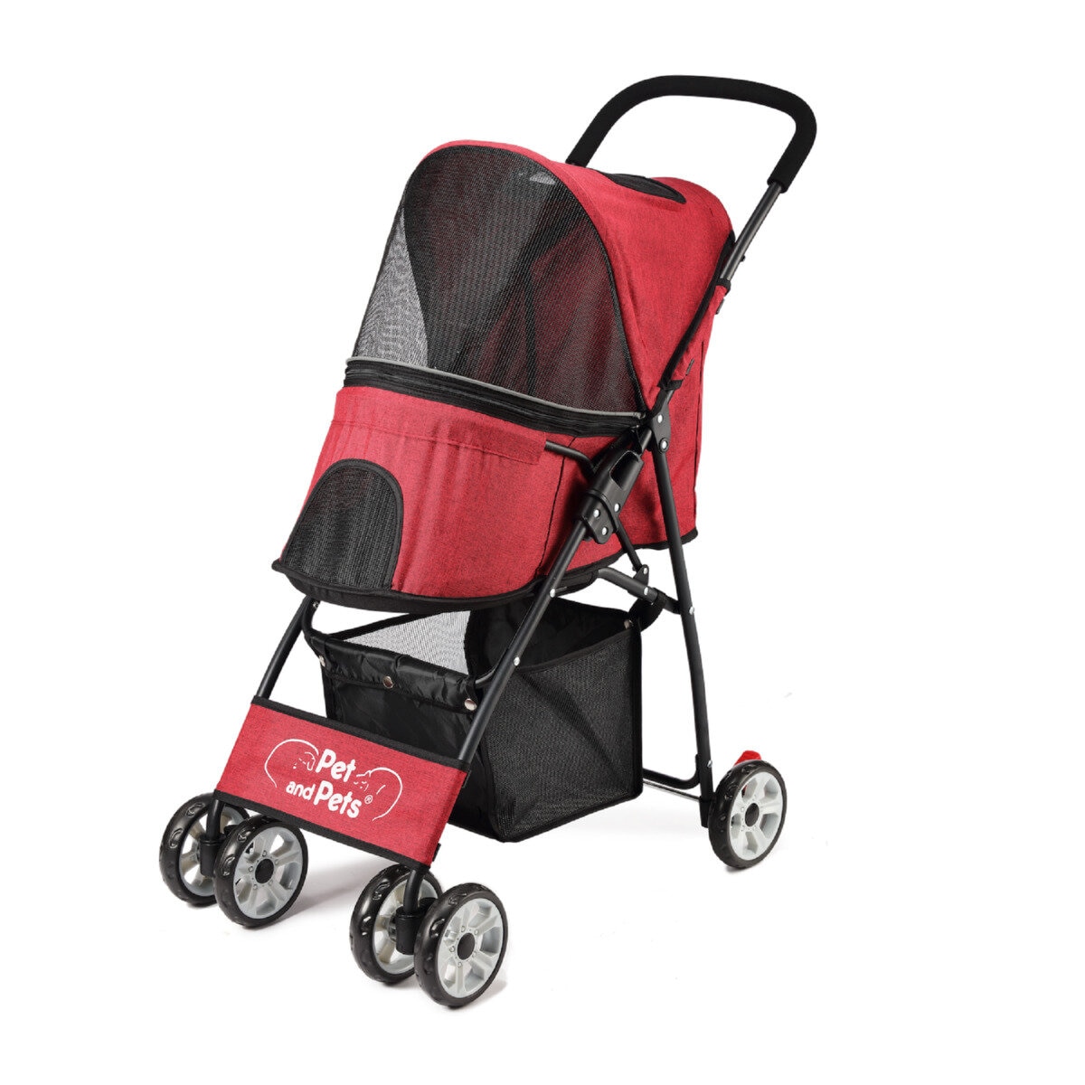 Petique ペティーク ぺブル ペットカート レッド | Costco Japan