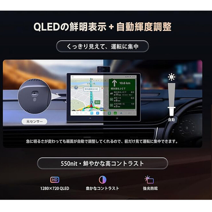 ATOTO P10 ディスプレイオーディオ 9インチ コントローラーセット