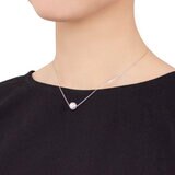 18K ホワイトゴールド あこや パール 8.5mm ネックレス