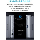 Anker ドッキングステーション PowerExpand 5-in-1 Thunderbolt 4 A83985A1