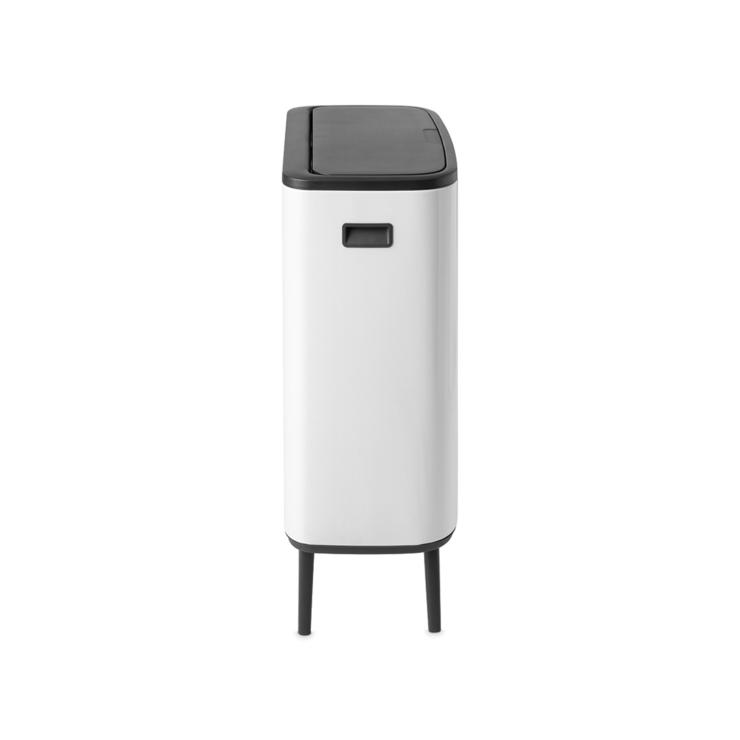 ブラバンシア BoタッチビンHi 60L タッチ式ごみ箱(脚つき) ホワイト 130205