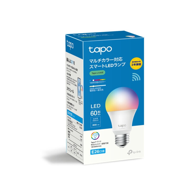 TP-Link tapo マルチカラー対応 スマートLEDランプ L530E