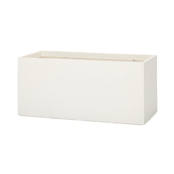 ヤマテー ラムダ 長角プランター S 60 x 30 x 30 cm ホワイト