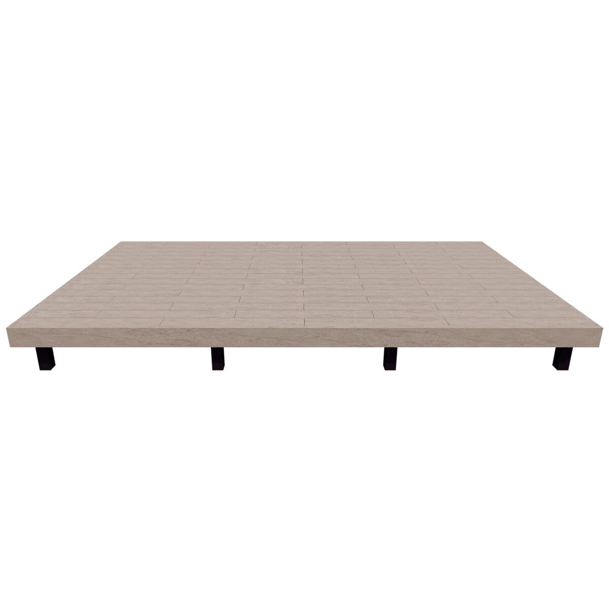 MINO 彩木 ガーデンデッキ セット W4068 x D2429mm グレージュ 高500～600mm