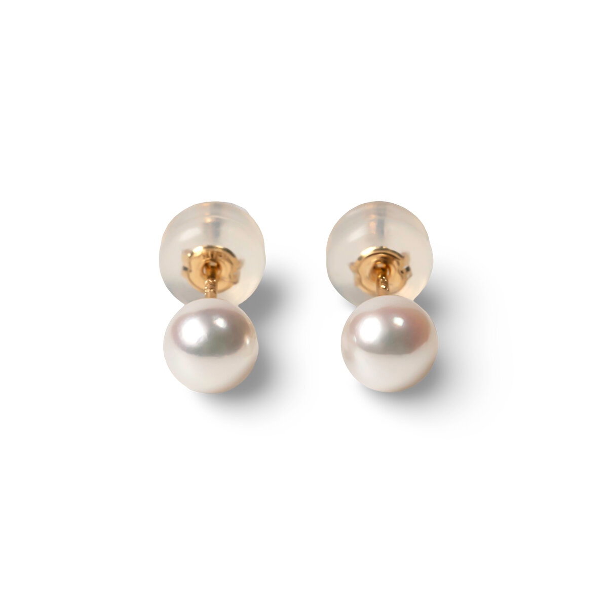 パール ダングルピアスK18 yellow gold Akoya pearl 18K イエローゴールド アコヤパール ピアス 4.5mm | Costco Japan