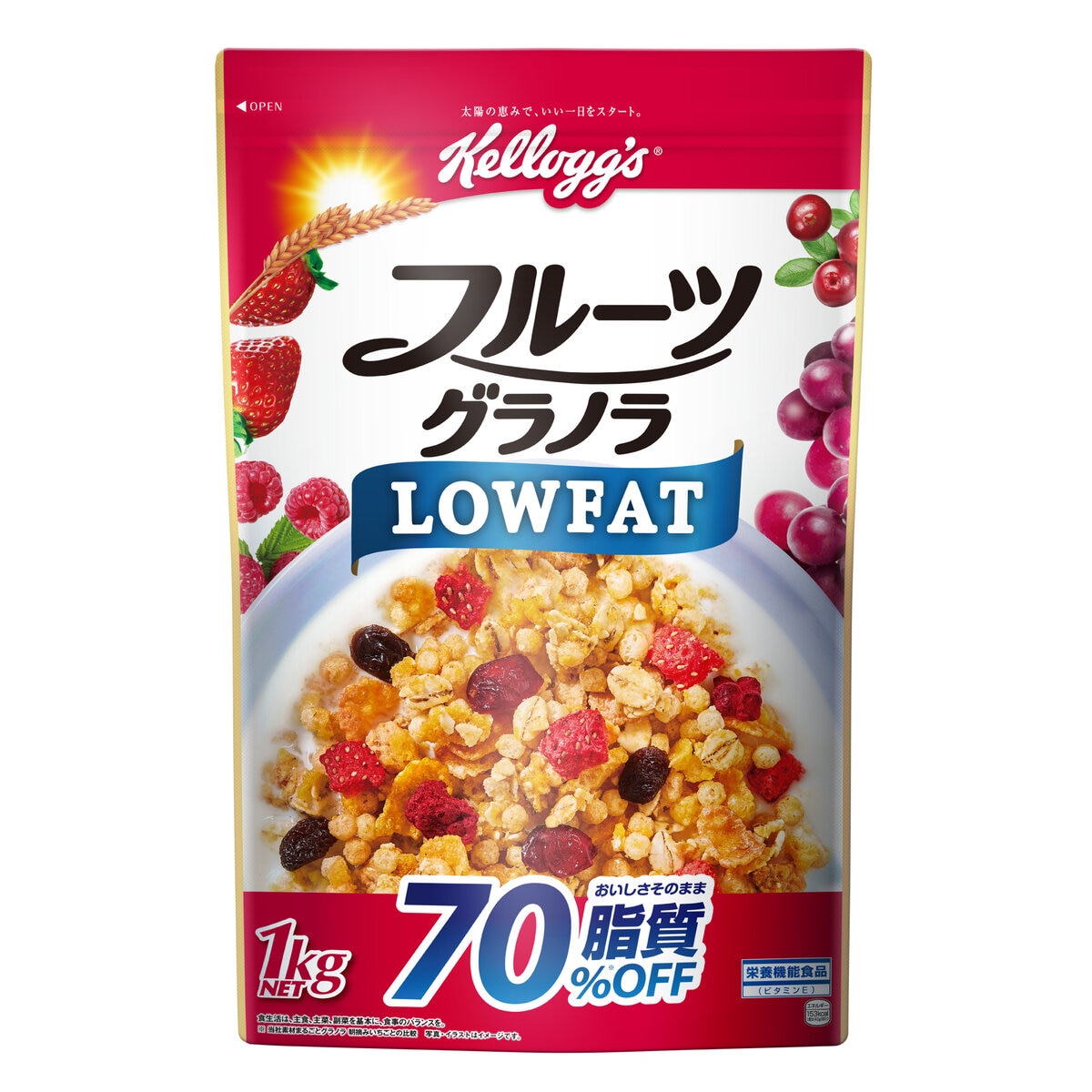 Japan　1kg　フルーツグラノラローファット　ケロッグ　Costco