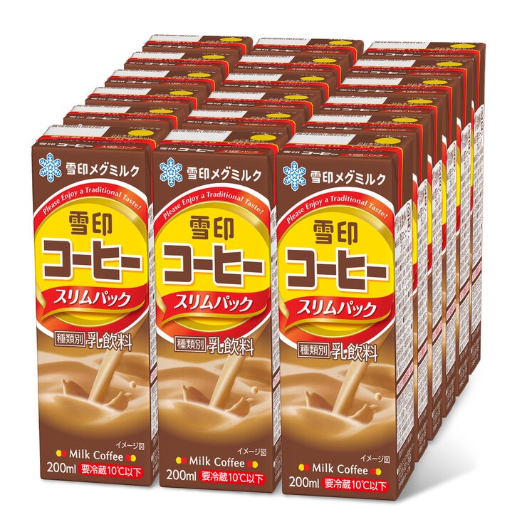 雪印 コーヒースリムパック 200ml x 18 雪印 コーヒースリムパック 200ml x 18