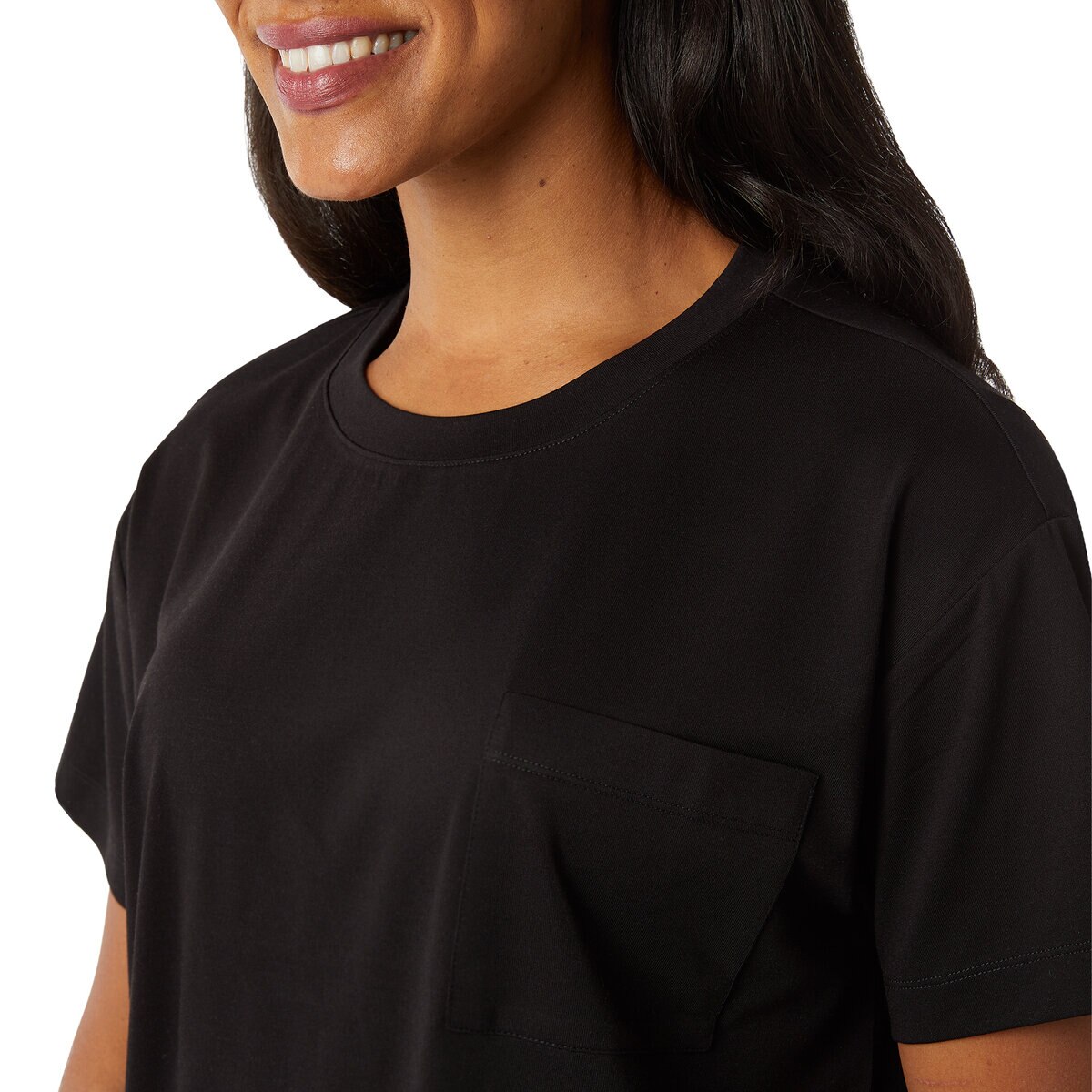 32 DEGREES レディース オーバーサイズ Tシャツ ブラック XL