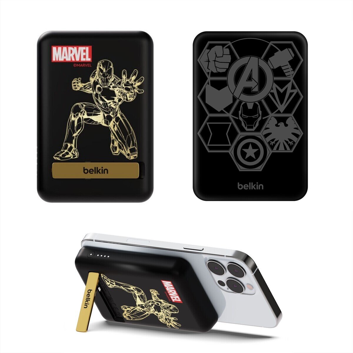 Belkin Disney モバイルアクセサリー ギフトボックス (ディズニー創立100年限定 MARVEL モデル)