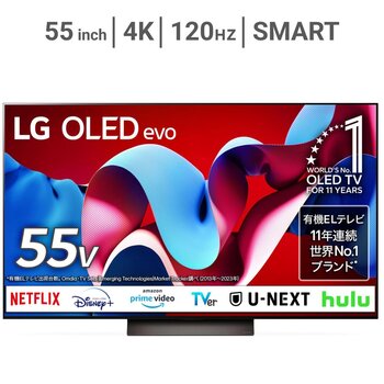LG 55インチ 4K 有機ELテレビ OLED55C4PJA