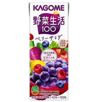 カゴメ 野菜生活 ベリーサラダ 200ml x 24本