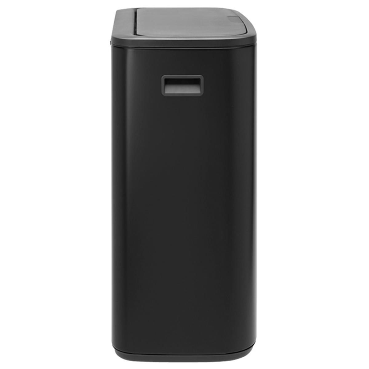 ブラバンシア Boタッチビン 2x30L   タッチ式ごみ箱 2分別  マットブラック  221484