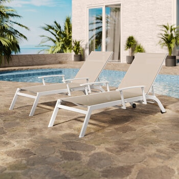 アジオ Landon サンラウンジャー 2個セット