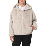 ゴールドネーション フェイクファー ジャケット ストーンタイル L