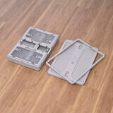 YAMAZEN コンテナフルオープンボックスM 3個組 グレージュ