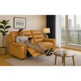 HTL 電動リクライニングソファ ハニーイエロー HTL 電動リクライニングソファ ハニーイエロー