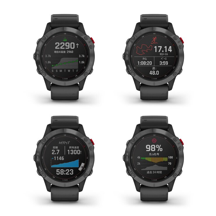 ガーミン Fenix 6 プロ デュアルパワー ソーラー充電式マルチスポーツウォッチ ガーミン Fenix 6 プロ デュアルパワー ソーラー充電式マルチスポーツウォッチ