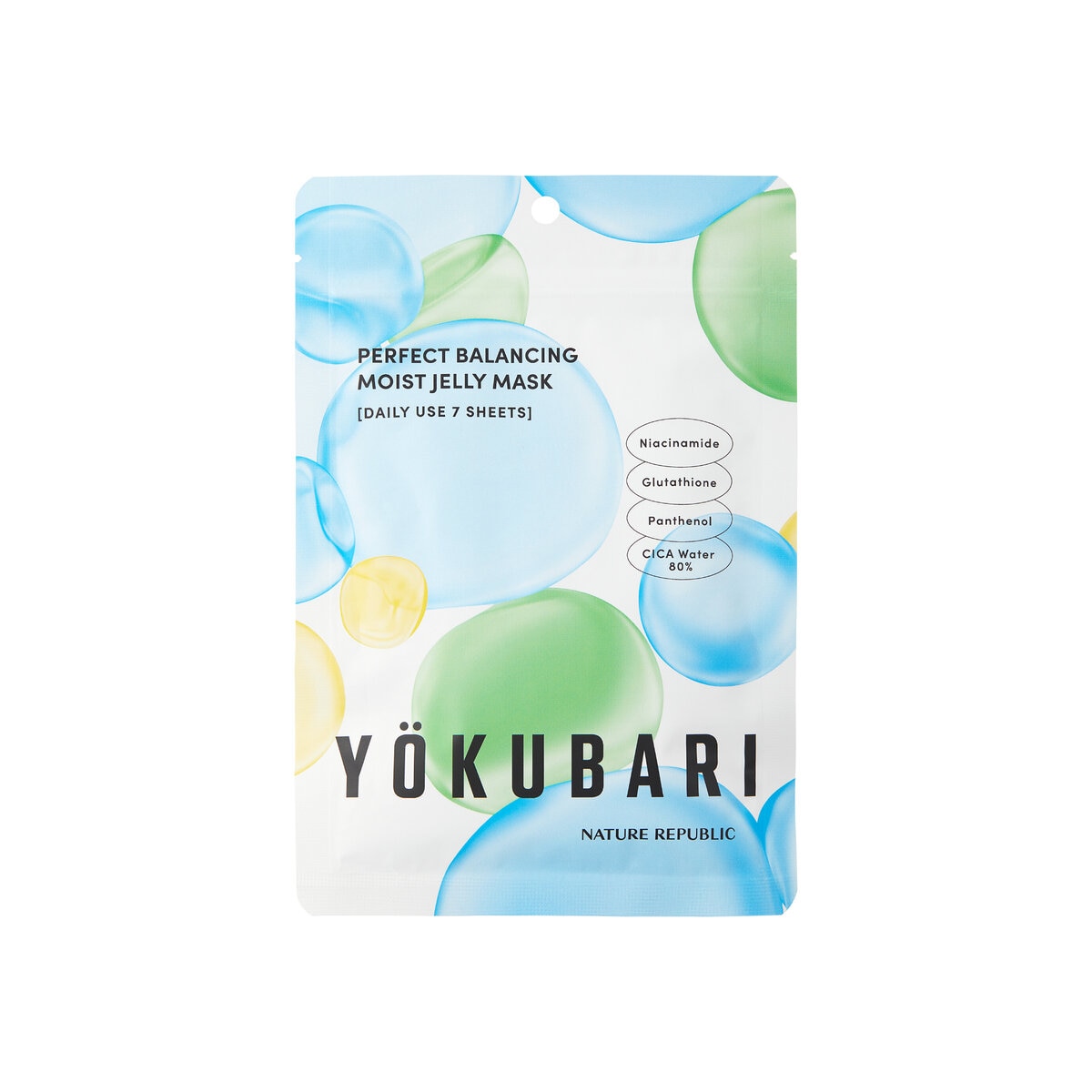 ネイチャーリパブリック YOKUBARIマスク (パーフェクトバランシング モイストゼリーマスク) 7枚入り