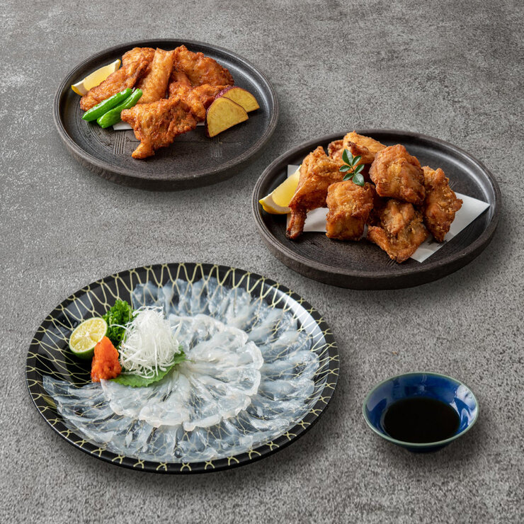 【冷凍】玄品 国産とらふぐ てっさ・唐揚げセット 【冷凍】玄品 国産とらふぐ てっさ・唐揚げセット