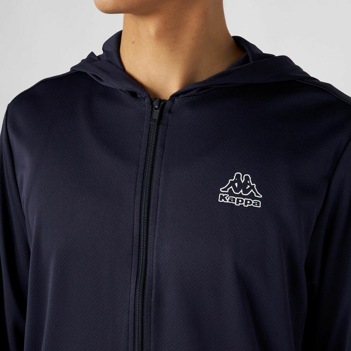 カッパ メンズ アクティブ パーカー / ネイビー / LL