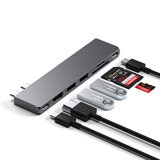 Satechi Macbook 変換アダプタ ドッキングステーション スペースグレー