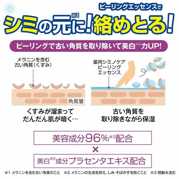 薬用シミノケア ピーリングエッセンスEX 75g x 2本