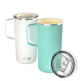 Good Mellows 3枚セット Asobu タワーマグ ステンレス真空断熱コーヒーマグ 600ml フタ付