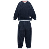 ヘインズ メンズ ラウンジセット ネイビー L