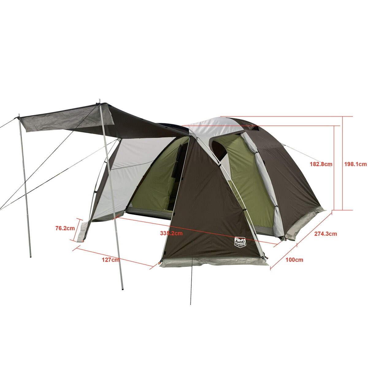 ティンバーリッジ ６人用ツールーム ドーム型 テント | Costco Japan
