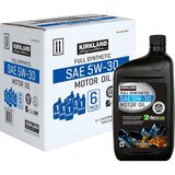 カークランドシグネチャー エンジンオイル 5W30 946ml x 6本