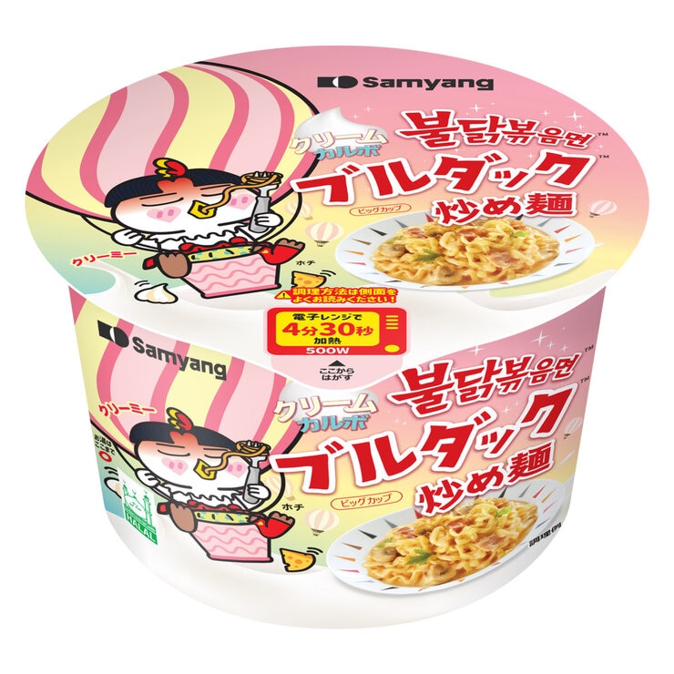 クリームカルボナーラ ブルダック炒め麺BIG 6個入り クリームカルボナーラ ブルダック炒め麺BIG 6個入り