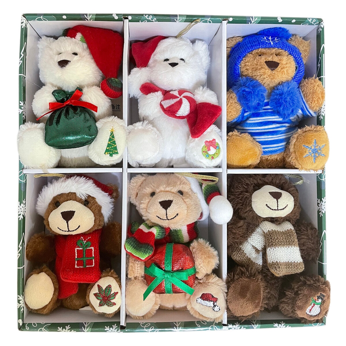 ぬいぐるみのオーナメント 6個入り グリーン Costco Japan ぬいぐるみのオーナメント 6個入り グリーン Costco Japan