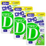DHC Vitamin D 25μg 30 Count x 3 Pouches
