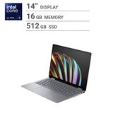 HP ノートPC/ENVY X360 14/14.0インチ/intel Core Ultra 5 125U/メモリ 16GB/SSD 512GB/メテオシルバー/9W678PA-AAAA